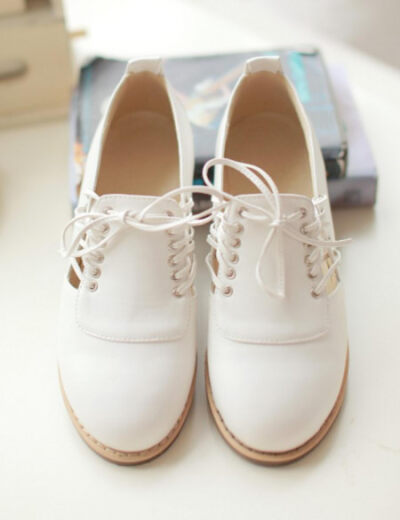 ❤小简洁❤ 韩版时尚平底鞋 小清新森女文艺风单鞋小白鞋