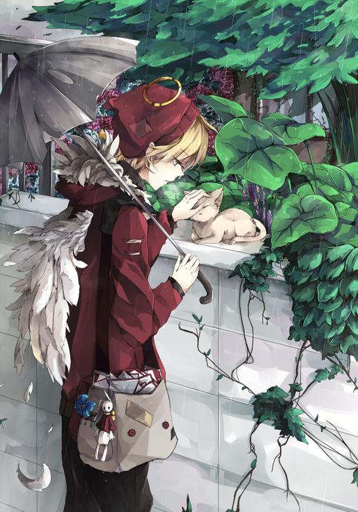 动漫 小猫 男生