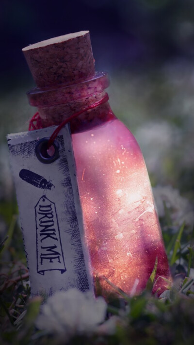 星空。瓶子，夜间，高清