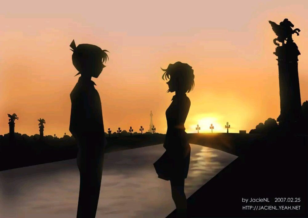 新一（柯南）和宫野志保（小哀）