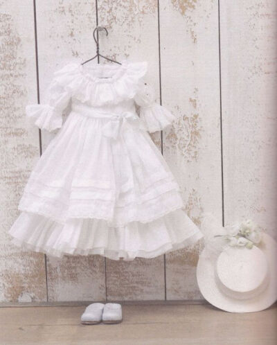1/4 MSD Unoa BJD Doll Romantic Frilly Flounced Dress 40cm dolls clothing pdf E PATTERN in Japanese and Pieces Titles in English