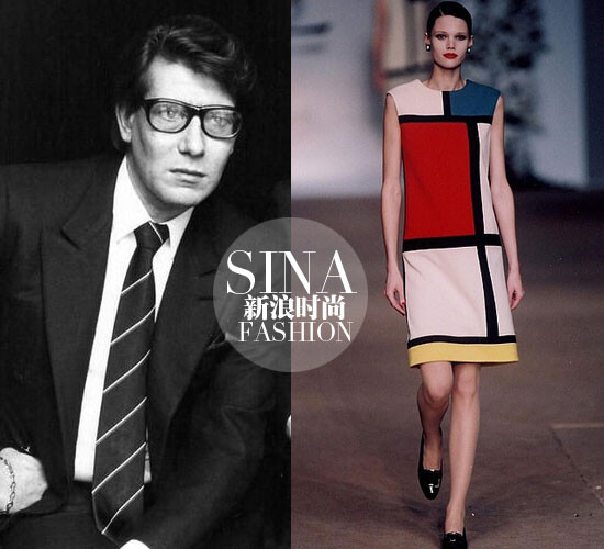 Yves Saint Laurent，21岁临危受命成为了法国经典品牌Dior的设计师，其设计价值在上世纪70年代通过蒙德里安裙而实现。