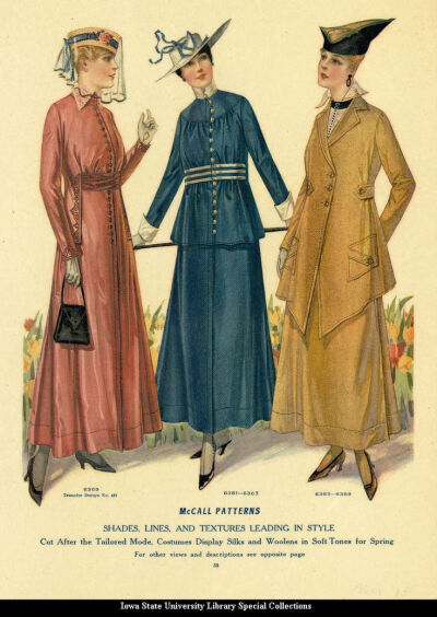 @复古迷 1910－1919年的时尚。