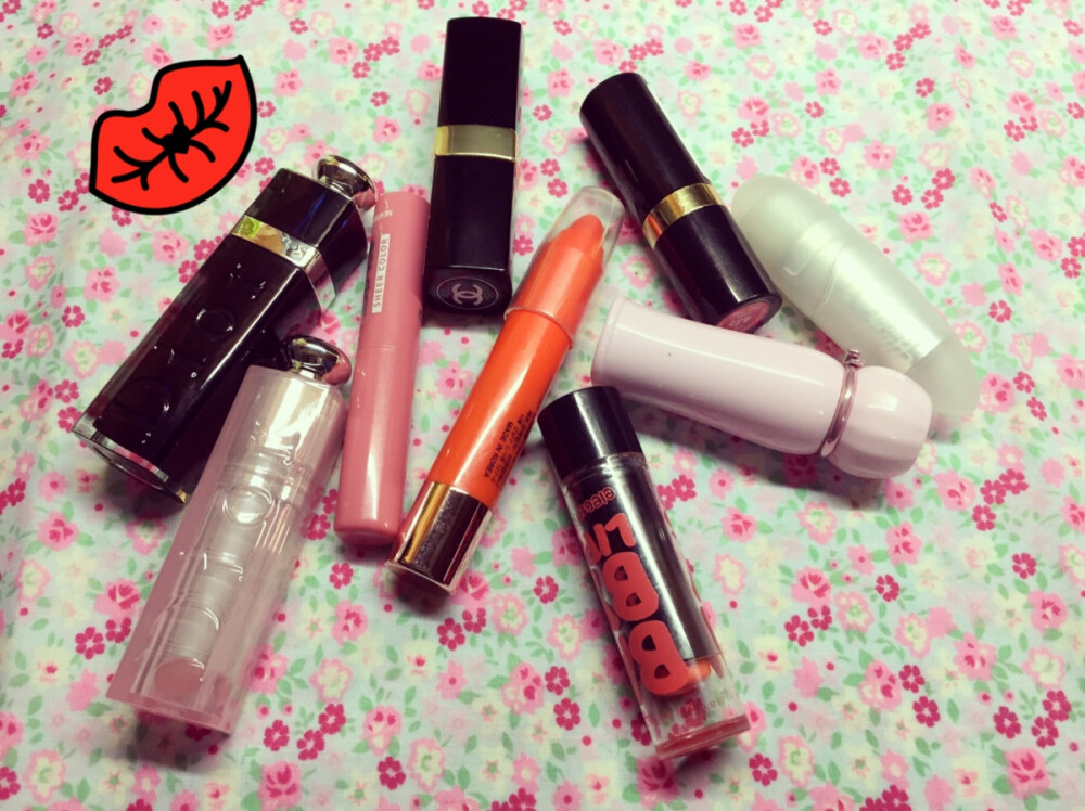 #安利好貨#我是個唇膏迷oh yeah 有Chanel Dior Maybelline Revlon Etude house 等等 稍後再逐一介紹好壞