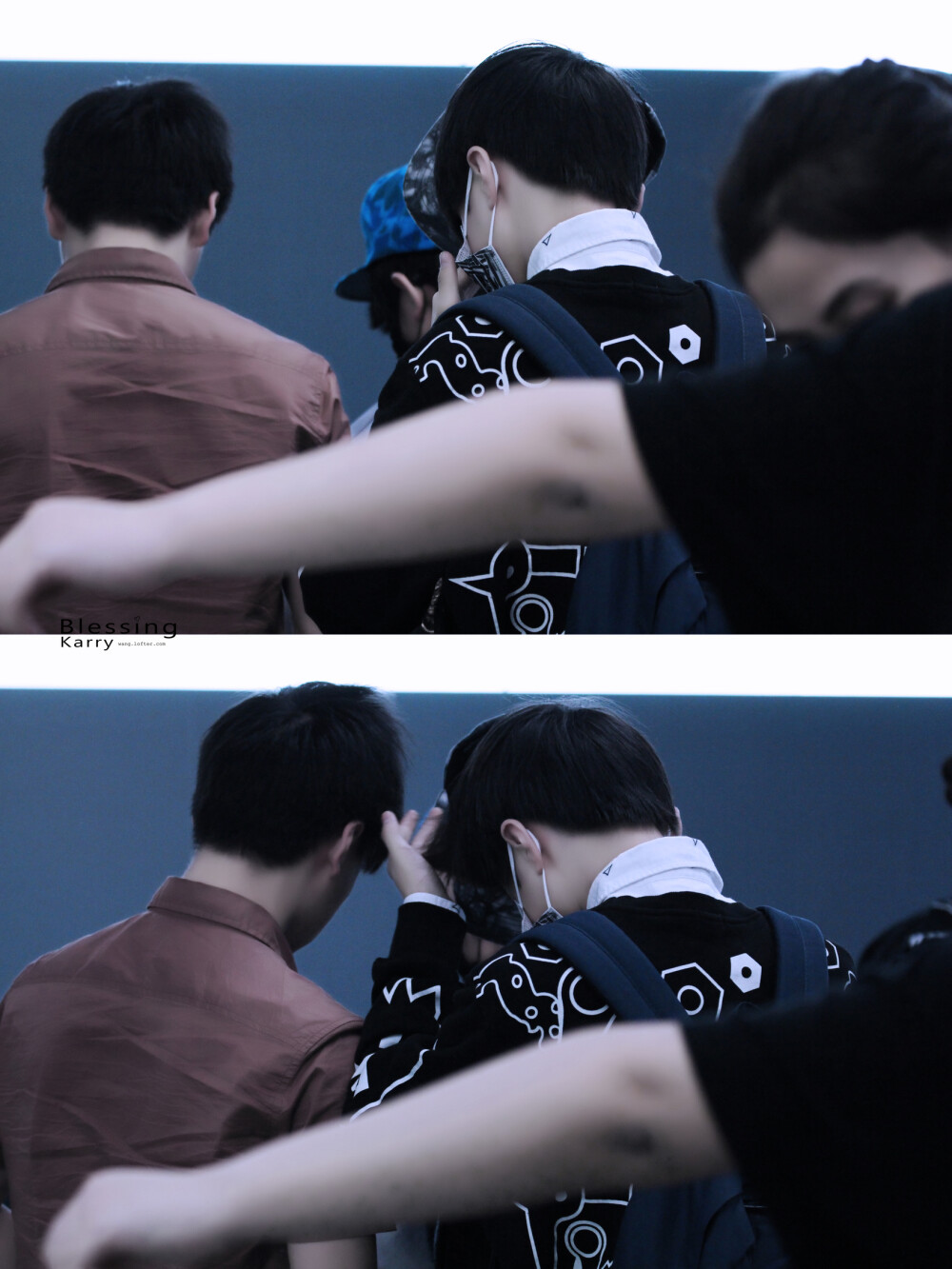 TFBOYS王俊凯 王俊凯，2015.03.29首都-虹桥机场高清图 cr.logo