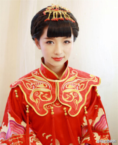 中式婚礼之新娘发型，端庄典雅，超级美！！❤❤❤预留结婚用！！