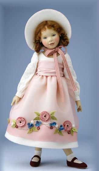 Virginia by Maggie Iacona--ALL FELT DOLL AND CLOTHES