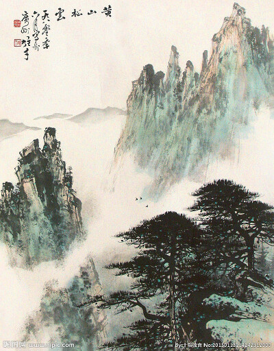 黎雄才(1910～2001)，广东省肇庆人，祖籍广东省高要。当代国画家、美术教育家，岭南画派卓有成就的代表人物。擅长巨幅山水画，精于花鸟草虫，画作气势浑厚，自具风貌，被评论界称为“黎家山水”。三十年代初作品《潇…