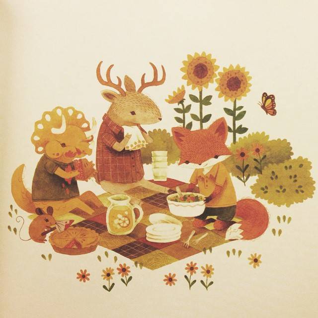 乡村复古小清新的森林童话。 | 美国插画师 Teagan White