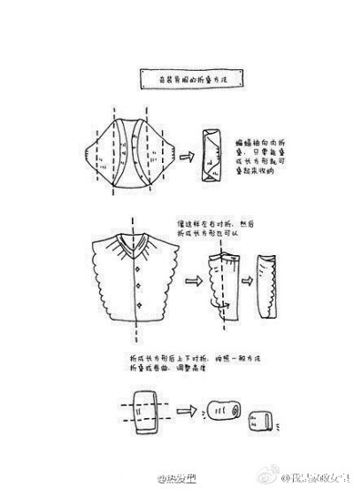 超级棒的叠衣方法！姑娘们快来get √