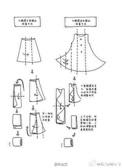 超级棒的叠衣方法！姑娘们快来get √