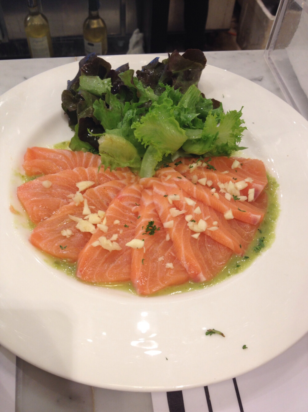 #报社的深夜食堂#spicy sashimi salmon