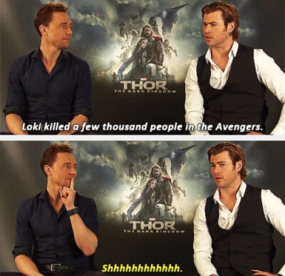 Tom Hiddleston与锤哥