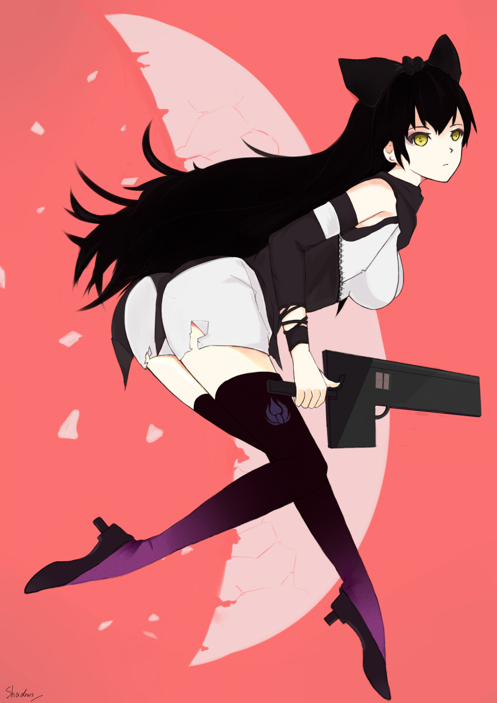 #RWBY#Black | 子影 [pixiv] http://www.pixiv.net/member_illust.php?mode=medium&amp;amp;illust_id=40203015