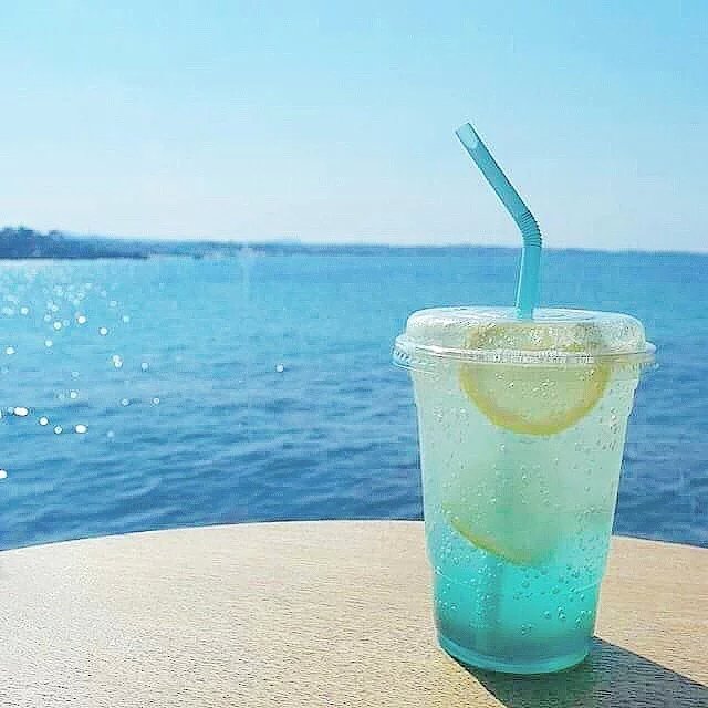 夏天的味道*蓝色柠檬水