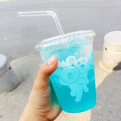 夏天的味道*蓝色柠檬水