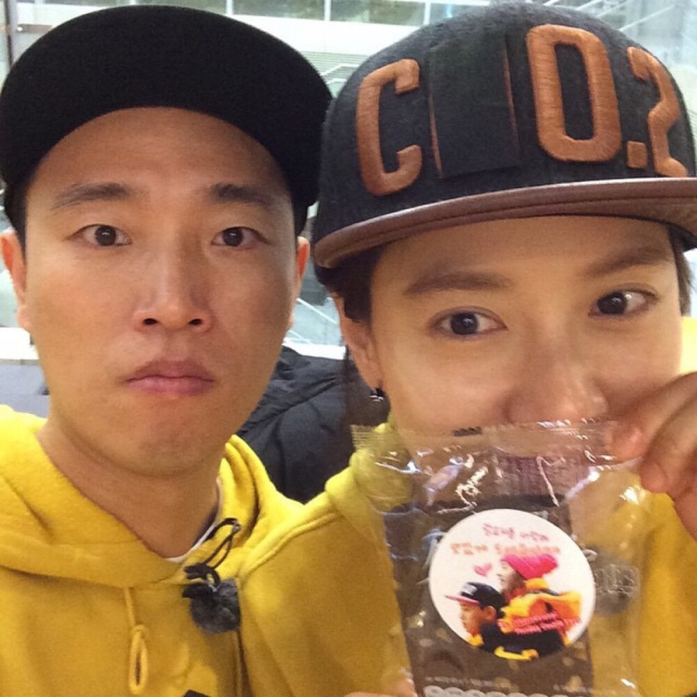 Running Man。Gary(姜熙健)、宋智孝。