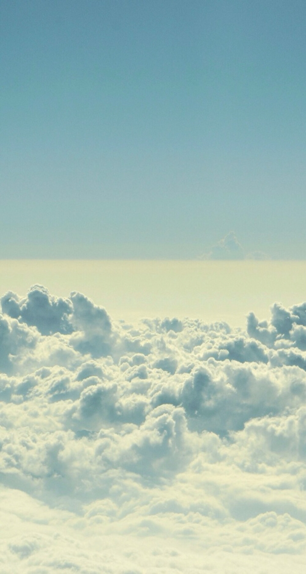 手机壁纸 简洁背景 天空 云朵 蓝天白云 唯美梦幻 治愈