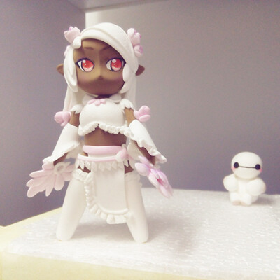 dn舞娘，迷之和谐的两个角色，超轻粘土