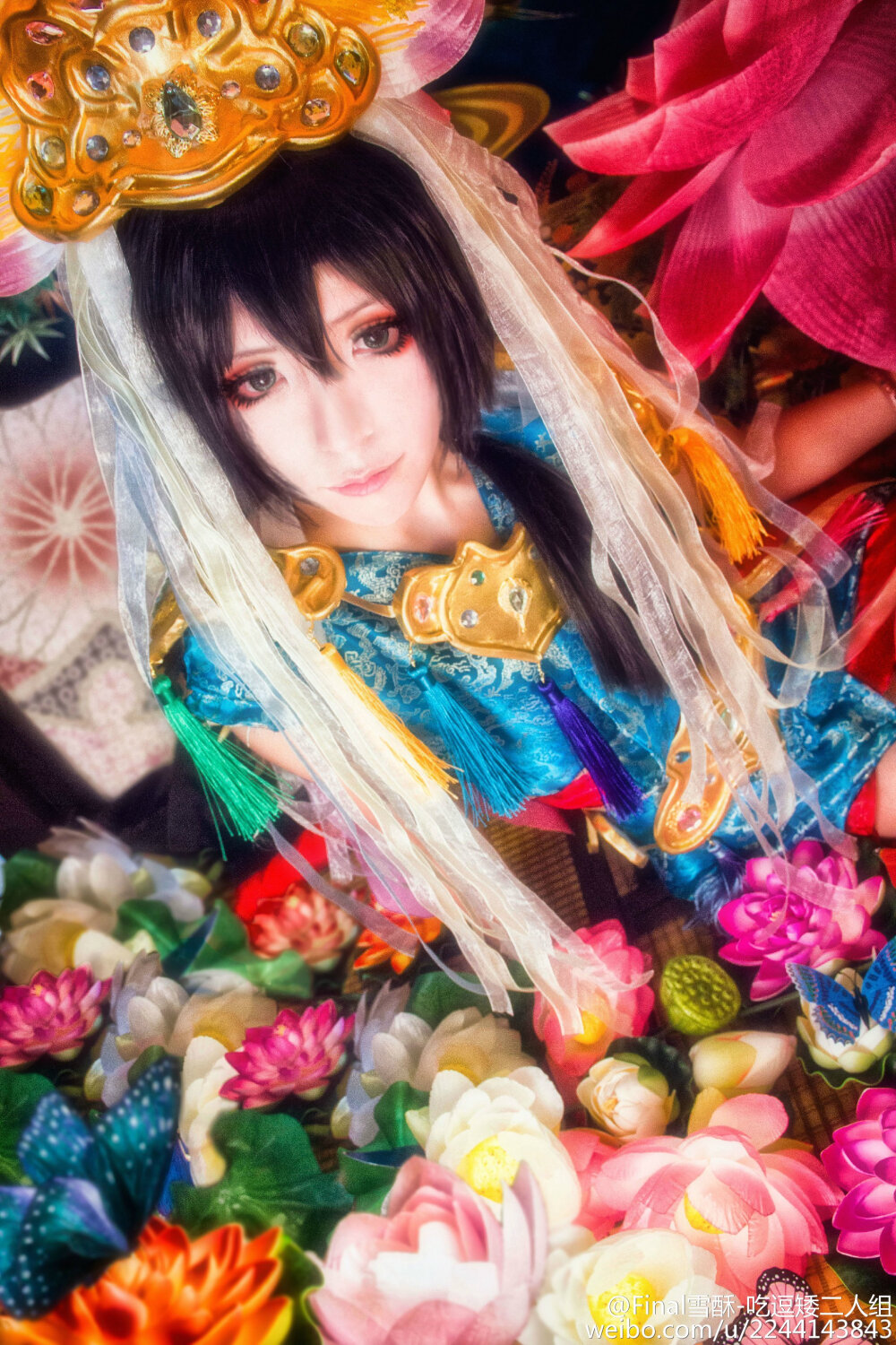 #Cos# #艷漢# #艳汉# #荷花套# 吉原诗郎 CN：Final 摄影： 雪酥 棚子：@神奇会馆 【花伞---有谁想买花伞吗---对于遮日最好用的就是花伞了---】