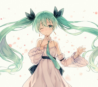 插画 动漫 二次元 CG P站 pixiv VOCALOID 初音未来 miku