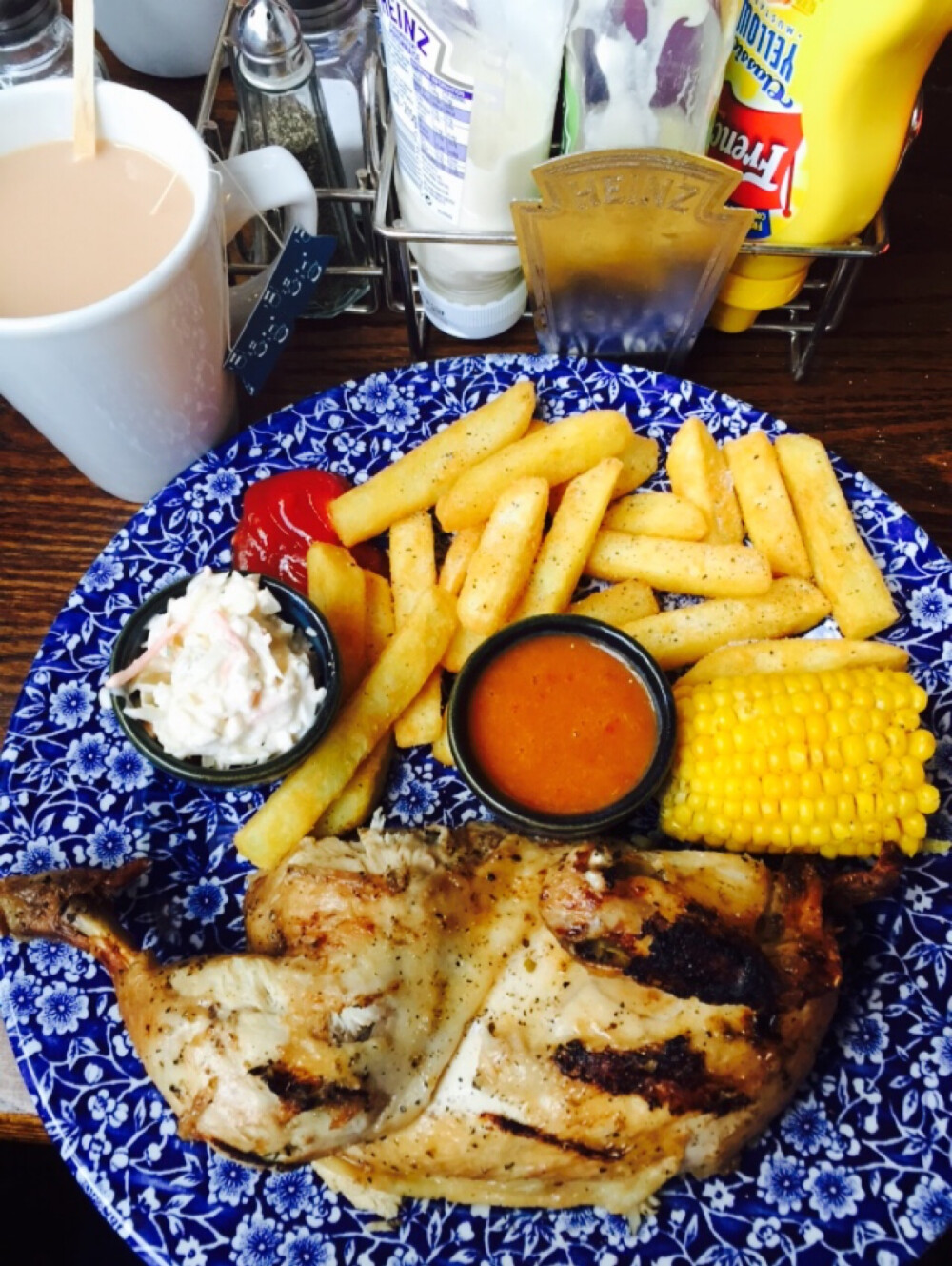 British roast half chicken