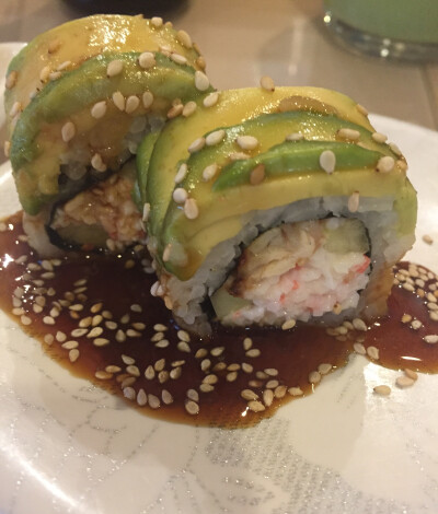 牛油果寿司 sushi food 美食 日本料理