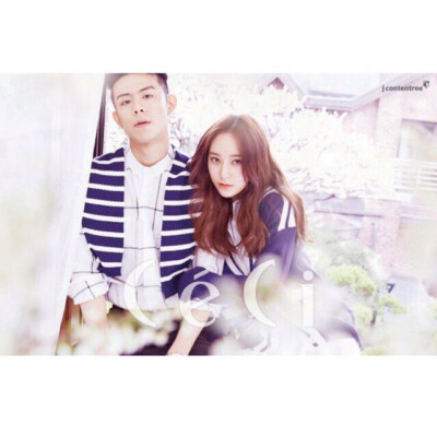 Beenzino&amp;amp;Krystal杂志拍摄图1P