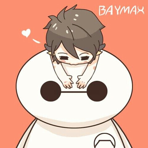 【侵刪】#超能陆战队#bighero6#小広#大白baymax#插画#手绘#头像#p站#Q版#「画师 Zenia id 49894912」