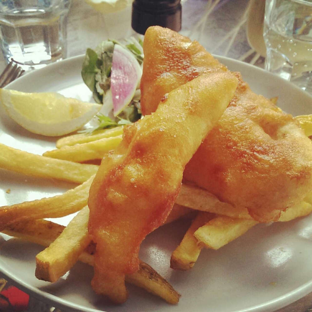 fish and chips @takapuna beach cafe