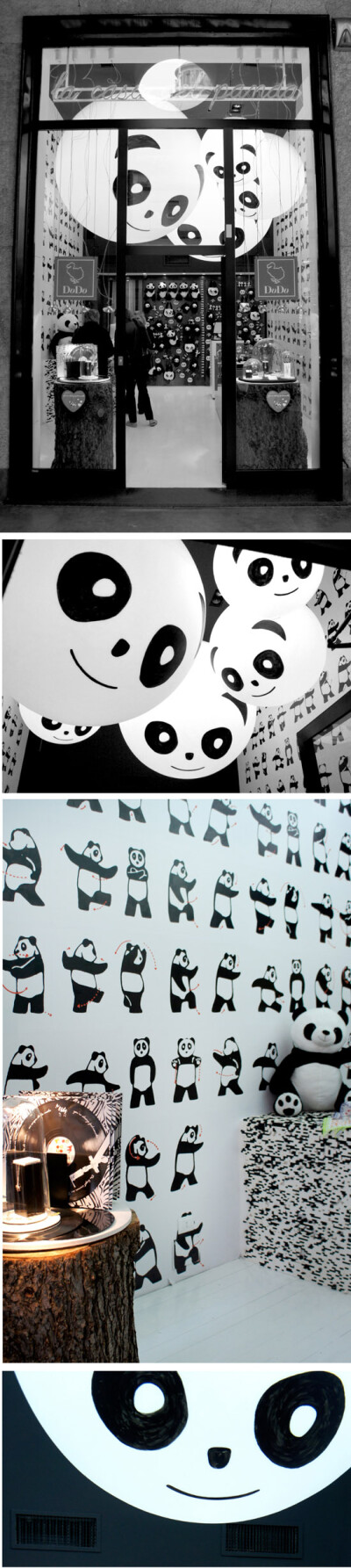 I love panda！意大利珠宝品牌Pomellato旗下品牌 Dodo 米兰旗舰店室内设计。