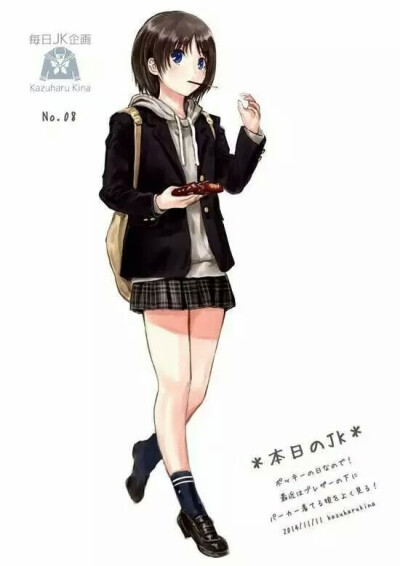 十四款女生校服你最钟爱哪一套 小清新手绘 校服控 日系可爱风