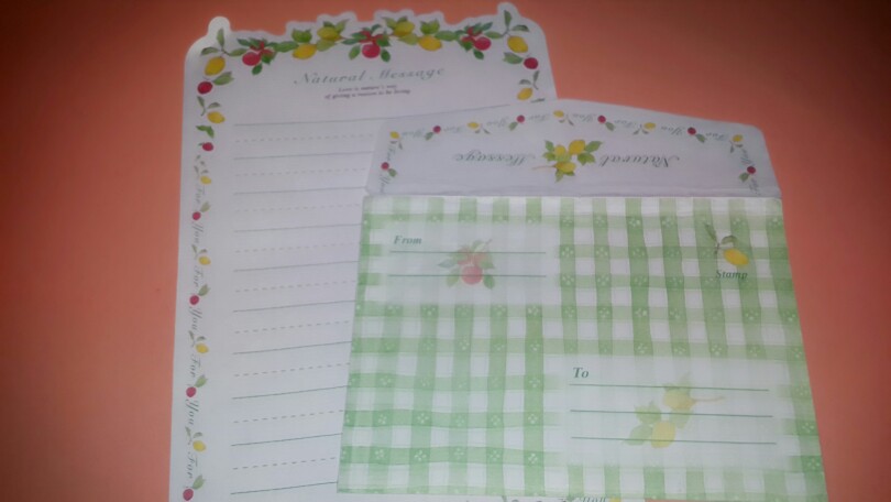 #我们都是文具控#田园风，水果信纸