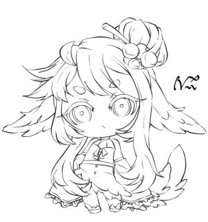 手绘～线搞～Q版～黑白