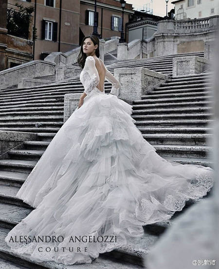 有一种美叫“大气”----Alessandro Angelozzi 2015婚纱大片