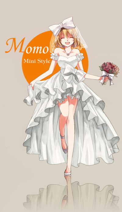 桃，Momo, 阳炎，目隐都市的演绎者，婚纱