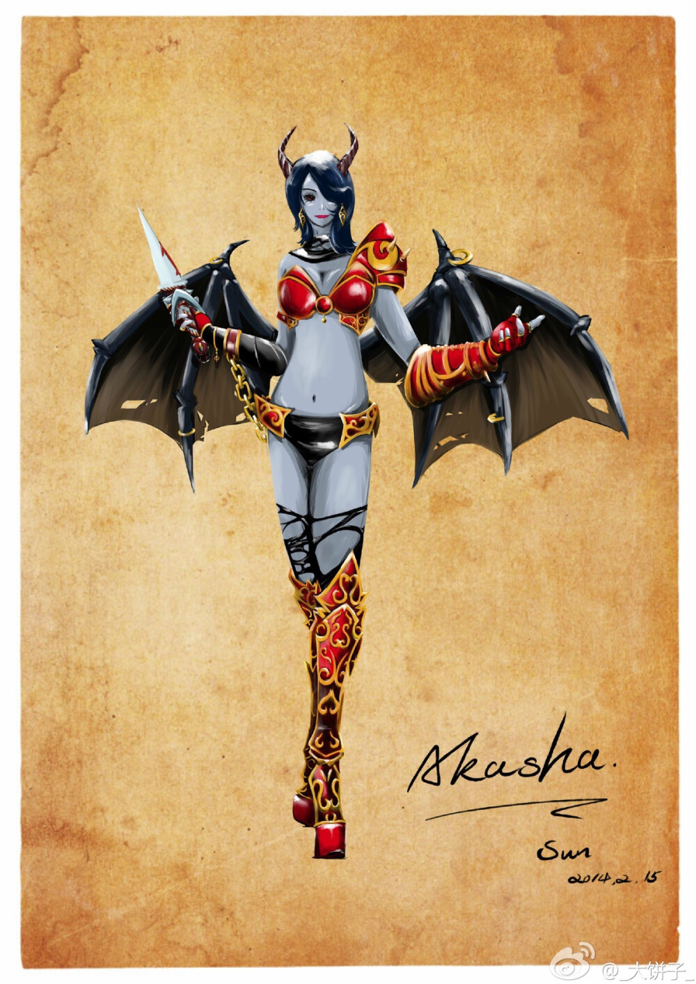 我画图你猜dota2痛苦女王阿卡莎