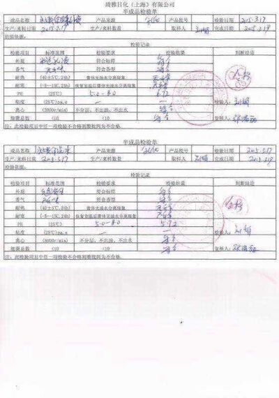 活酵母检验报告