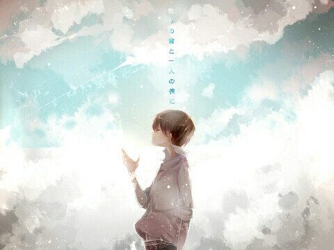 P站【侵删】二次元，插画，美图，素材，手绘，动漫，场景，天空，美少年