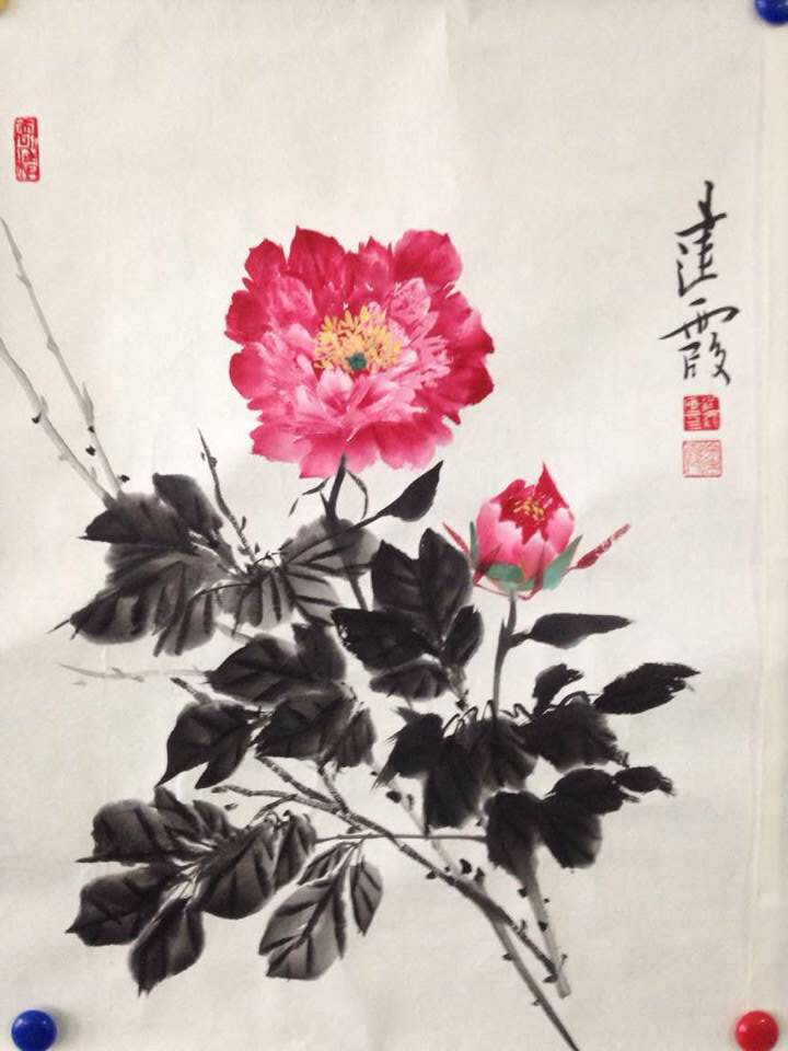 国画：国花牡丹