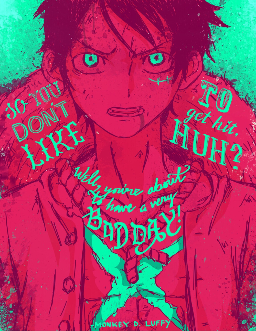 Luffy （another ver. via tumblr@svenfromoz）