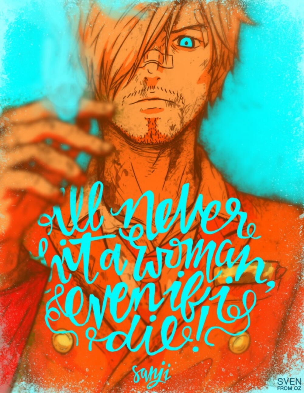 Sanji（via tumblr@svenbromoz）