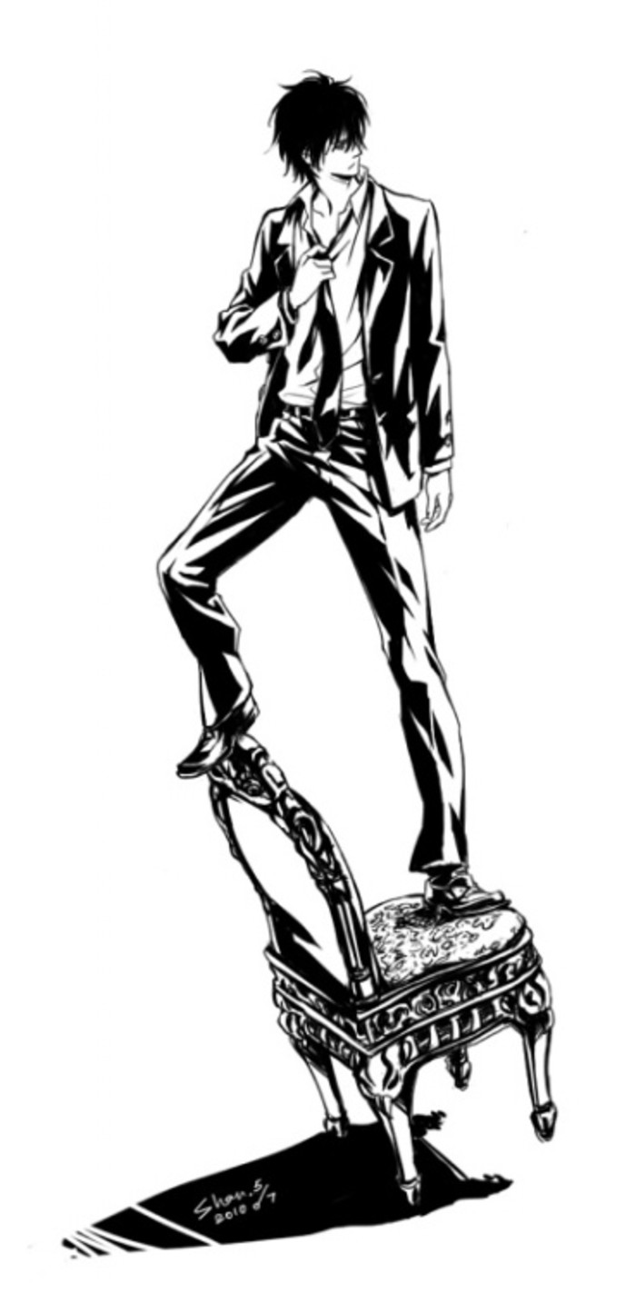 盗墓笔记壁纸背景图插画张起灵