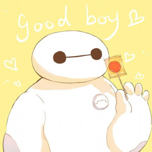 【侵删】 (&amp;quot;'\( ●─● ) —Hello, I'm Baymax | mars id49892246 #超能陆战队#BH6#p站#大白baymax#插画#头像#