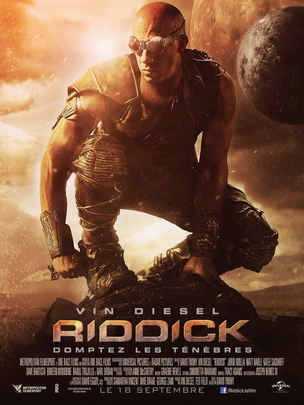 刚刚又重温了一遍《Riddick: Rule the Dark》还是赞～