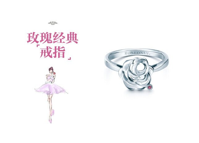 roseonly一生只送一人的钻戒传递信者得爱，爱是唯一。Trust roseonly,Trust love的理念，要求一辈子只能送一人。虽然价格不菲，但却成为高端人士、演艺明星们最好的示爱礼物。 当面对社会现实时，我们会发现这种纯粹爱情的脆弱，门当户对，物质条件成为一道道门槛，拦住了一对对向往这种纯粹爱情的情侣。roseonly一生只送一人的戒指满足了女人所有的对爱情的向往、对浪漫的追求。一辈子只能送给一个人，没有办法更换，这个浪漫的概念使它成为女人最想得到的礼物。