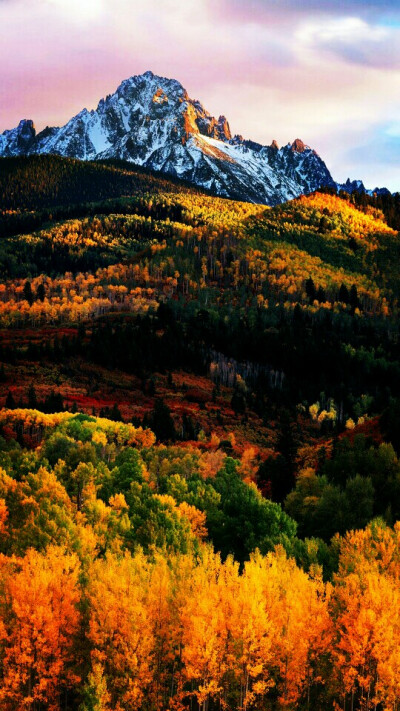 秋景，&amp;quot;彩山&amp;quot;