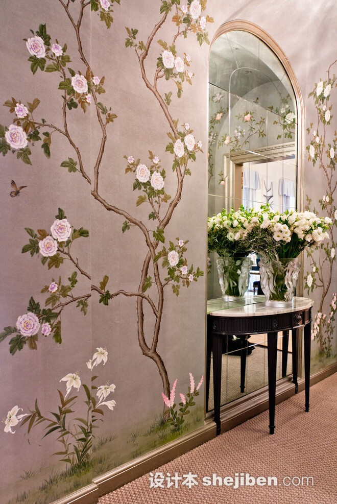 【Evanescent】墙面&amp;quot;七十二变&amp;quot;，绚丽花卉墙纸盘点！