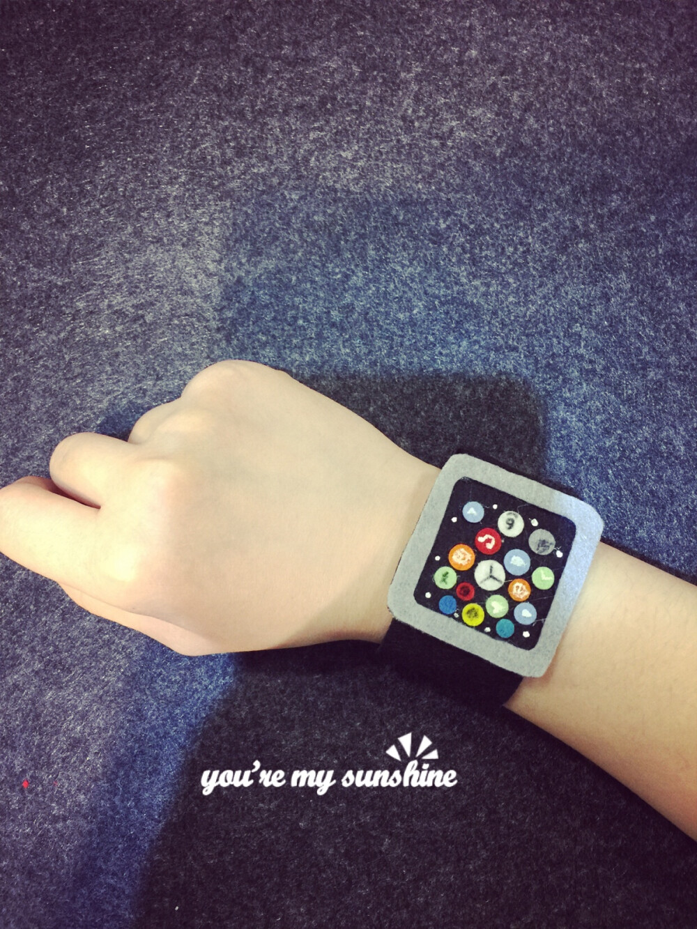 不织布 手工 apple watch