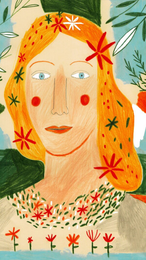 搞怪 插画 卡通 清新  简洁 手机壁纸 锁屏壁纸